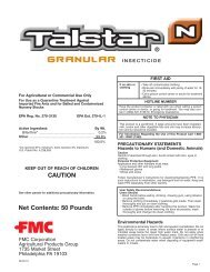 Talstar N Granular 08-03-10 Commercial Label - FMC Professional ...