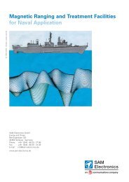 Magnetic Ranging and Treatment Facilities for Naval Application