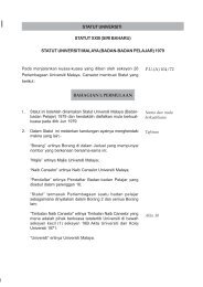 statut universiti malaya (badan-badan pelajar) - MyUM - Universiti ...