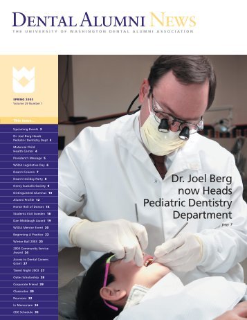 Dental Alumni News - University of Washington School of Dentistry