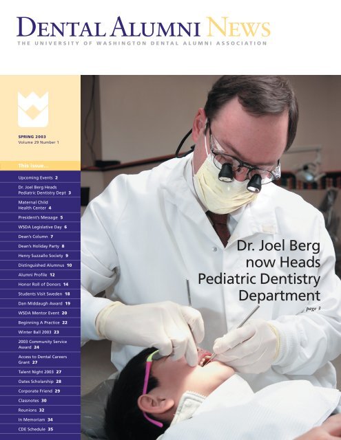 Dental Alumni News - University of Washington School of Dentistry