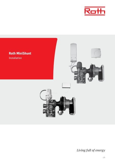 Installation MiniShunt - Roth Nordic AS