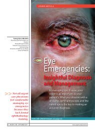 Eye Emergencies: - California Academy of Physician Assistants