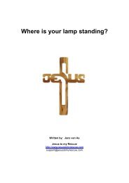 Where is your lamp standing? - Jesus to my Rescue