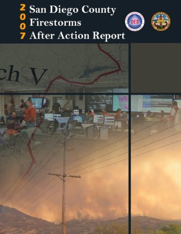 San Diego County Firestorms 2007 After Action Report