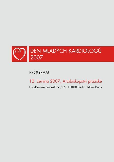 Program - ÄeskÃ¡ kardiologickÃ¡ spoleÄnost