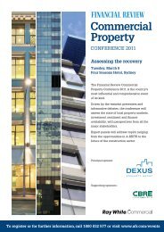 Commercial Property - Financial Review