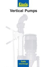 Vertical Pumps Brochure - Franz Eisele u. SÃ¶hne GmbH u. Co. KG