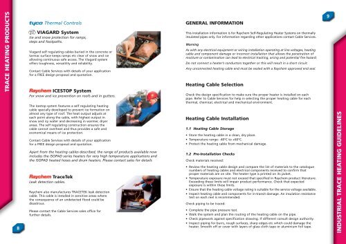 Trace Heating Guide - Cable Services