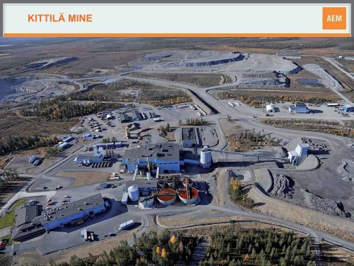 Agnico-Eagle Mines Limited KittilÃ¤ Mine â Presentation ... - Bergforsk