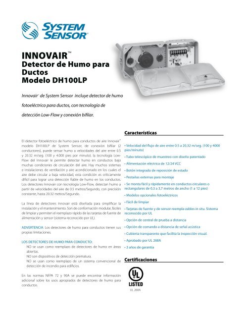 INNOVAIR™ - System Sensor Canada