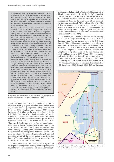 Chapter 2: History of petroleum exploration and development - PIRSA