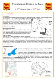 Chronologie de l'Histoire du BÃ©arn