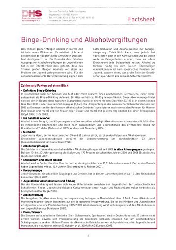 Binge-Drinking und Alkoholvergiftungen - Webspaceconfig.de