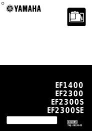 EF1400/2300/2300S/SE - ãƒ¤ãƒžãƒç™ºå‹•æ©Ÿ