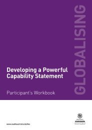 Developing a powerful Capability Statement - DMITRE - SA.Gov.au