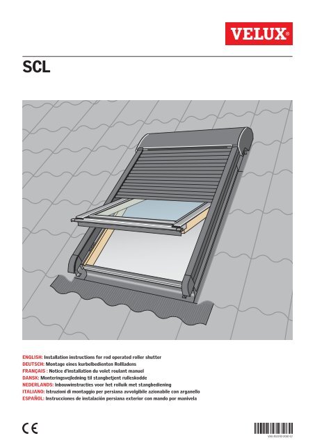 ENGLISH: Installation instructions for rod operated roller ... - Velux