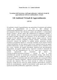 Gli Ambienti Virtuali di Apprendimento - Garito.it