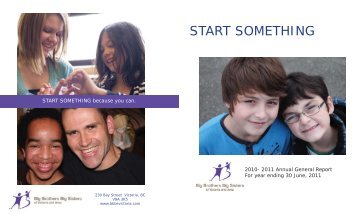 2010_11 Annual Report - Big Brothers Big Sisters of Victoria