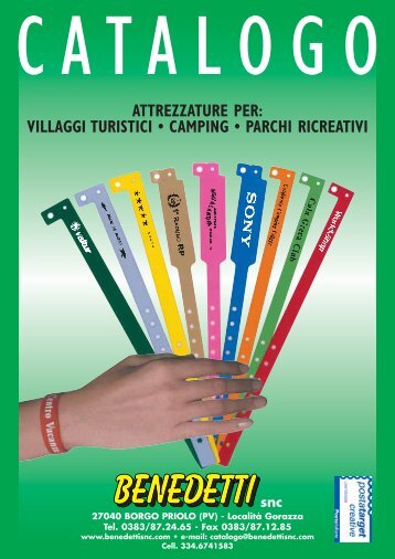 Catalogo completo villaggi turistici e camping - Benedetti S.n.c.