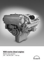 MAN marine diesel engines