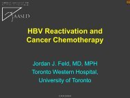 HBV Reactivation and Cancer Chemotherapy - AASLD