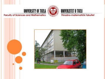 PMF - Univerzitet u Tuzli