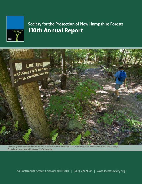 110th Annual Report - Society for the Protection of New Hampshire ...