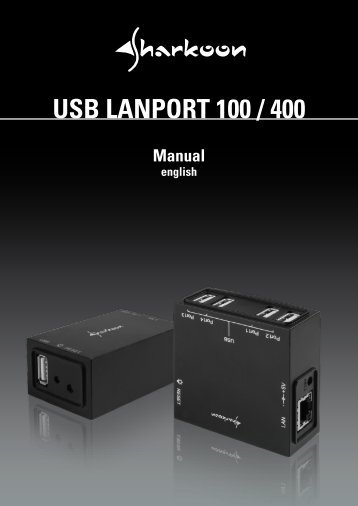 USB LANPORT 100 / 400 - Sharkoon