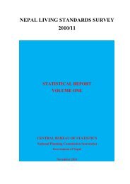 nepal living standards survey 2010/11 - World Bank Internet Error ...