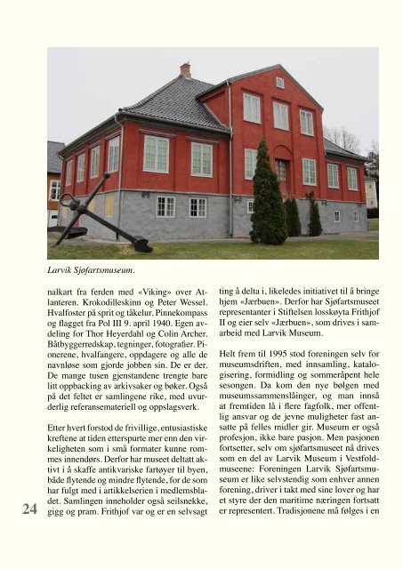 Blad nr. 1 - Losskøyta Frithjof II