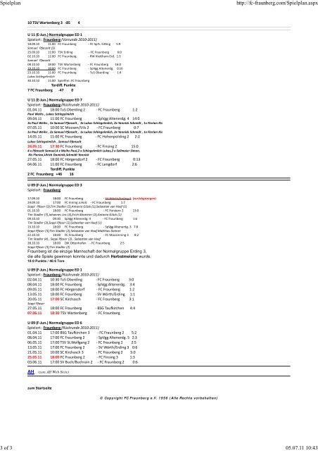 2010/2011 - FC Fraunberg