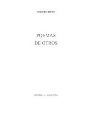 Benedetti, Mario - Poemas de otros - Alianza Bolivariana para los ...