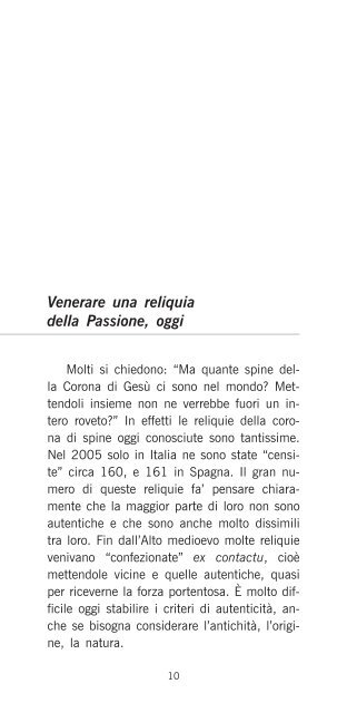 "Collana di Arte e Fede" 3. La Sacra Spina - Diocesi di Andria