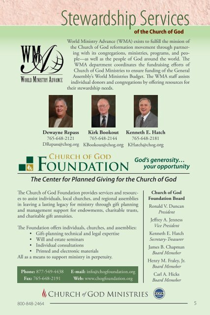 2011 Gift Giving Guide - Church of God