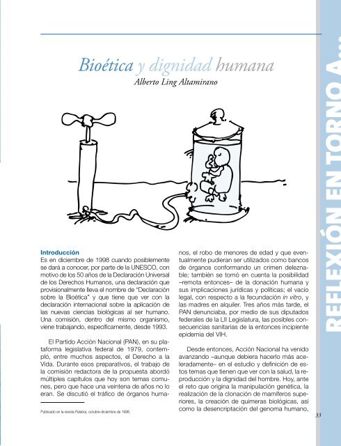 Bioética y dignidad humana Alberto Ling Altamirano