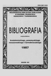 1987 - WojewÃ³dzka i Miejska Bilioteka Publiczna w Rzeszowie