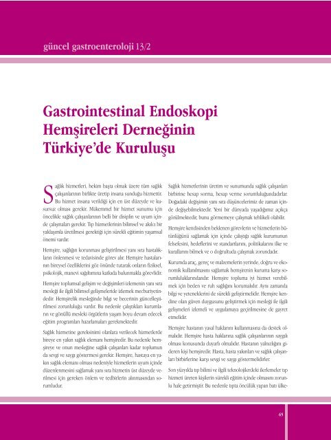 Gastrointestinal Endoskopi Hem