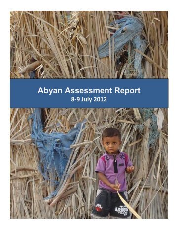 Abyan Assessment Report - Internal Displacement Monitoring Centre