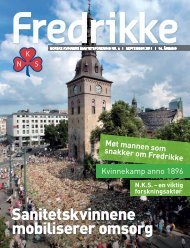 Sanitetskvinnene mobiliserer omsorg - Norske Kvinners ...