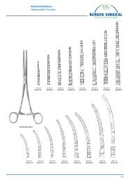 Berger Surgical Catalog 2006 - Clamps