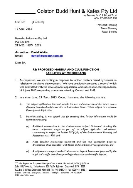 Benedict Industries Pty Ltd Liverpool City Council