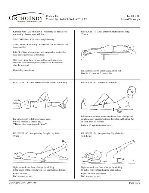 Autologous Chondrocyte Implantation to the Condyle