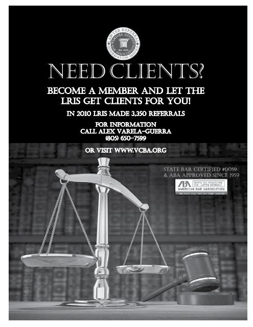 May issue of CITATIONS - Ventura County Bar Association