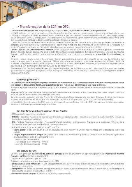 Rapport annuel - AV Habitat - 2010 - BNP Paribas REIM