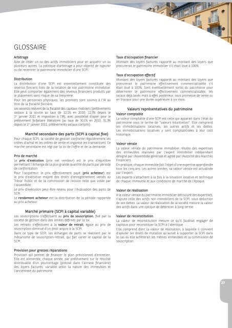 Rapport annuel - AV Habitat - 2010 - BNP Paribas REIM
