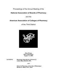 August 1-3, 2004 - UNC Eshelman School of Pharmacy