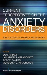Current Perspectives on Anxiety Disorders - Nmhrc.com
