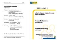 Allerheiligen-Grabschmuck Gesundheitsturnen Konditionstraining ...