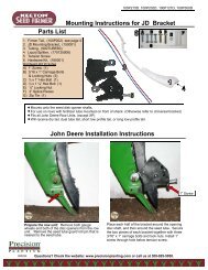 JD Gold Bracket Instructions - Precision Planting